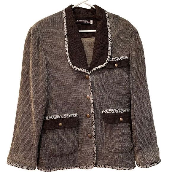 Vintage Canvasbacks Lutton & Horsfield Women’s Jacket Clift Collection Cracked W - Picture 1 of 9